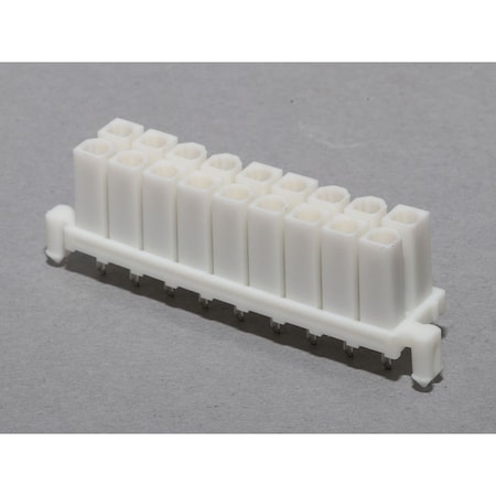 Molex Rectangular Power Connector, 18 Contact(S), Female, Solder Terminal, Receptacle 15247187